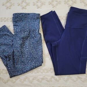 2 Pairs of Womens Leggings Size L